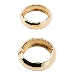 ZARA 2 Pack of Embossed Metal Bracelets